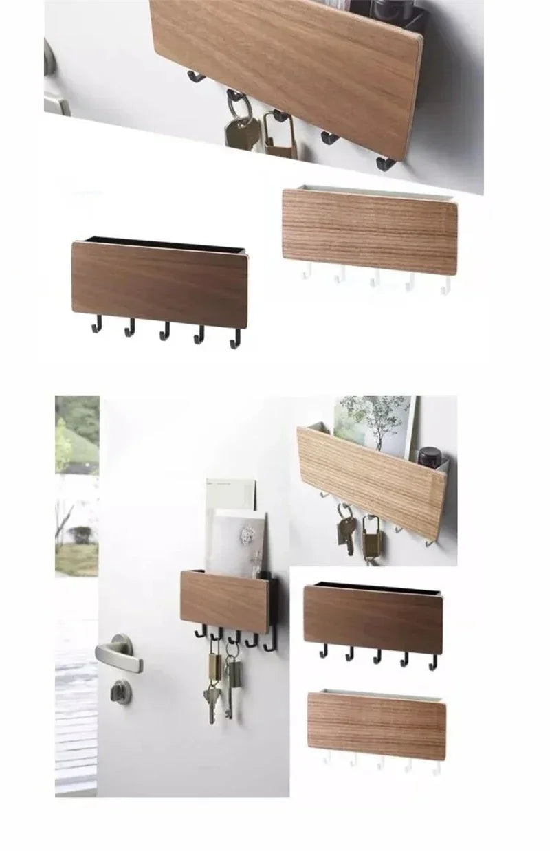 Bamboo Key Hanger Holder