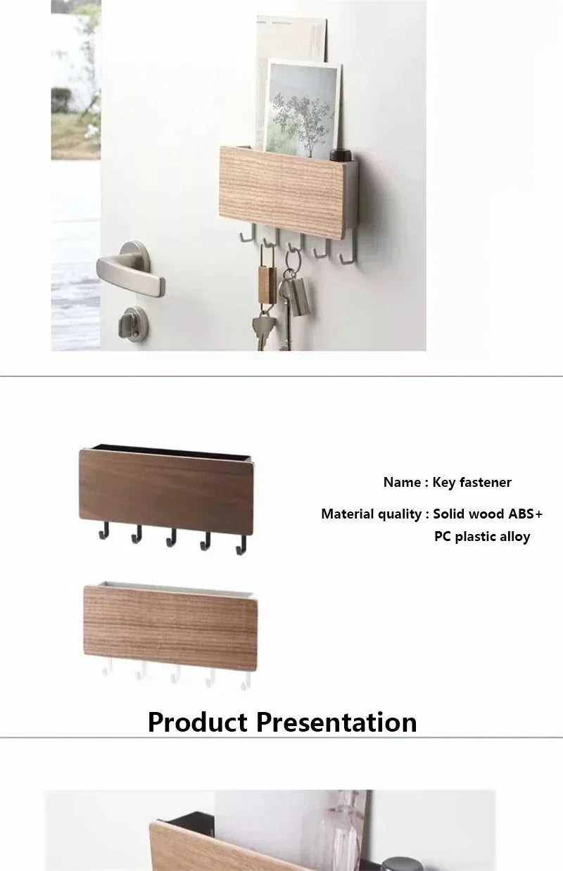 Bamboo Key Hanger Holder