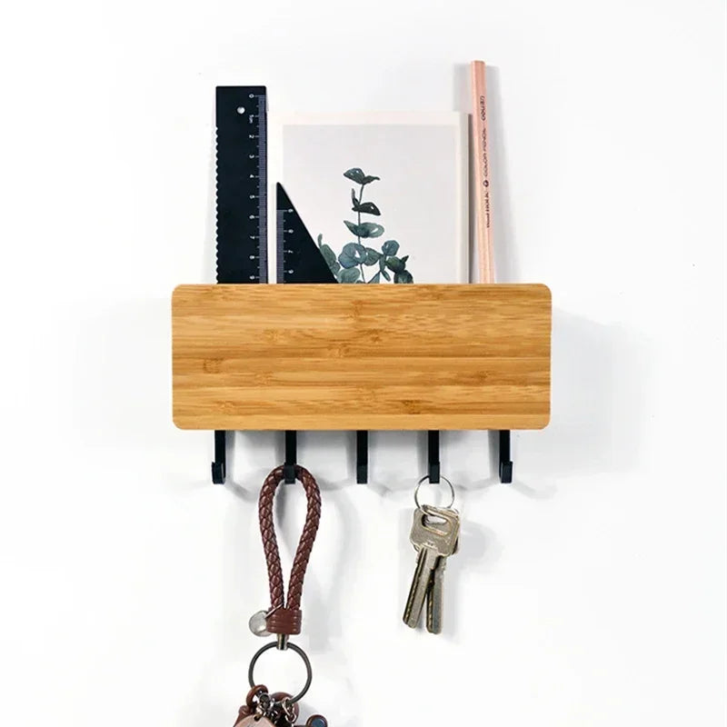 Bamboo Key Hanger Holder