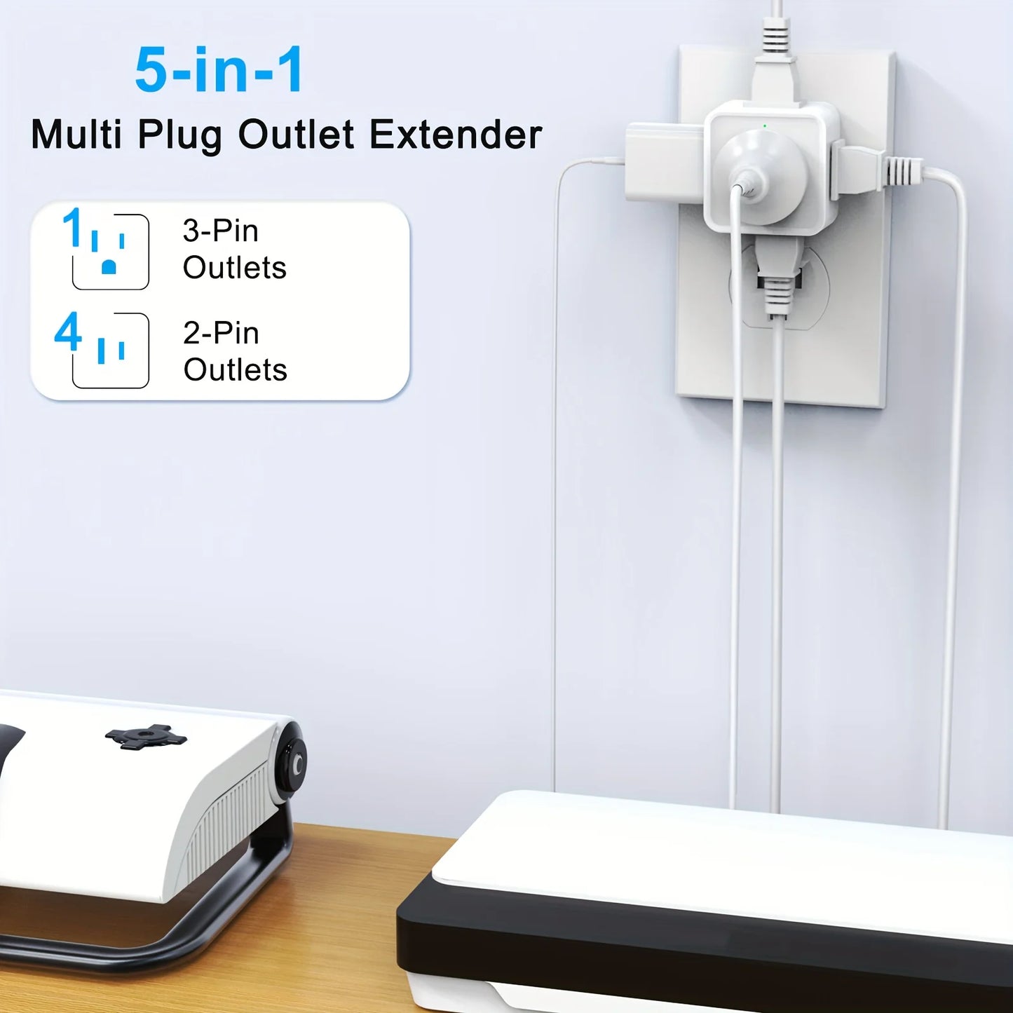 PowerExpand 5-Way Multi Plug Outlet Extender