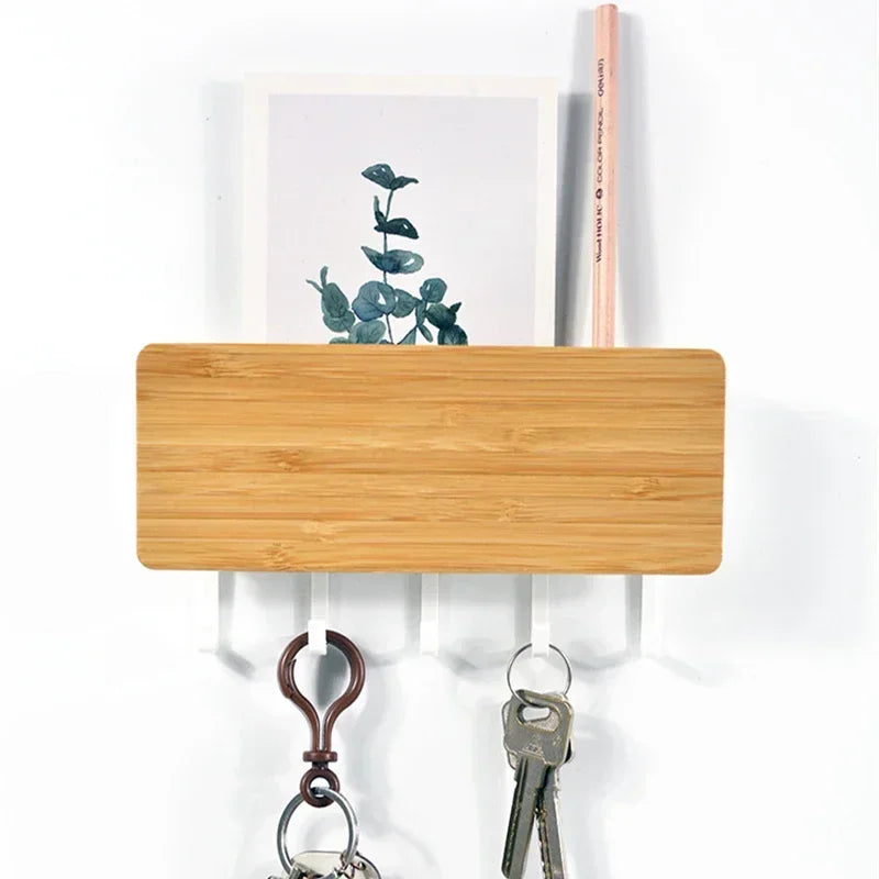 Bamboo Key Hanger Holder