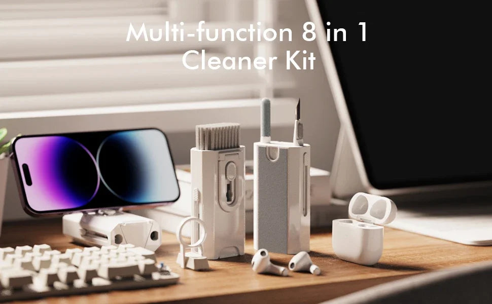 8-in-1 Electronic Cleaner Kit – Compact & Portable