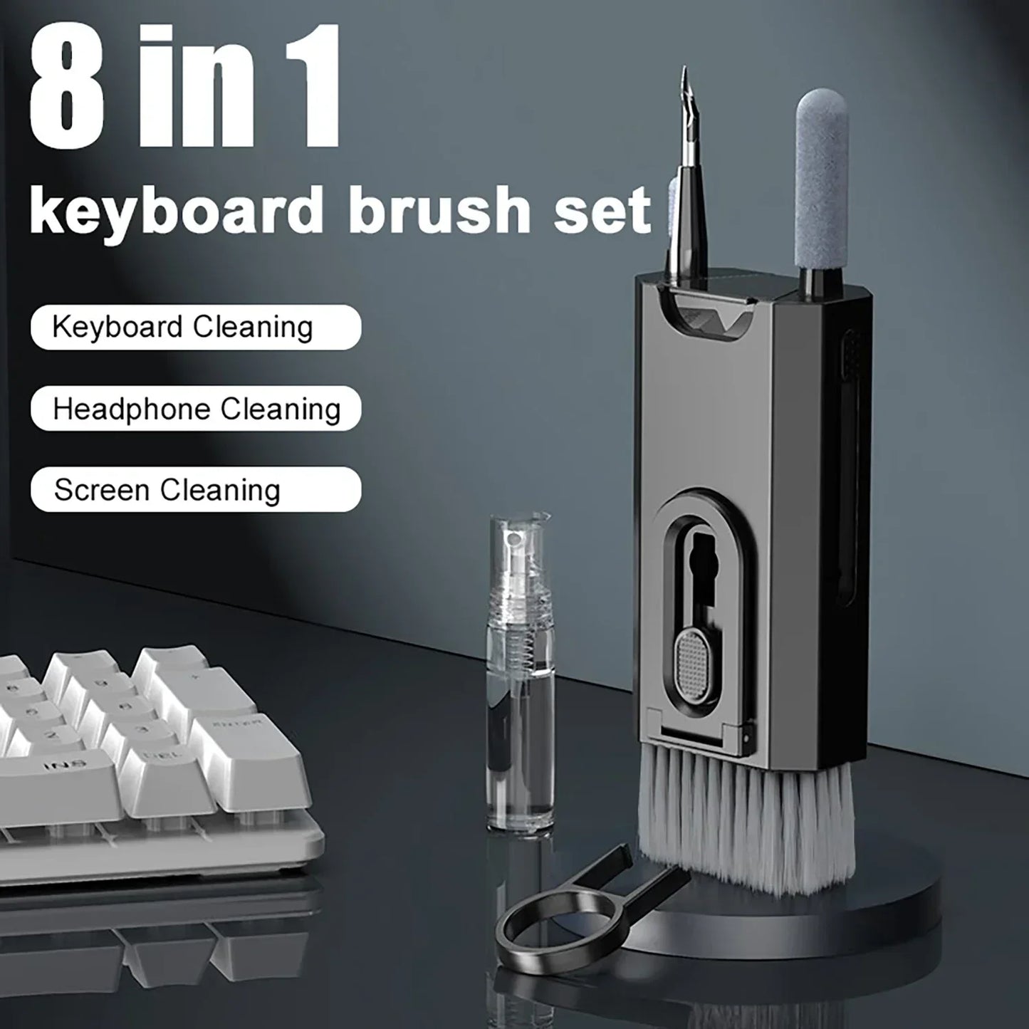 8-in-1 Electronic Cleaner Kit – Compact & Portable